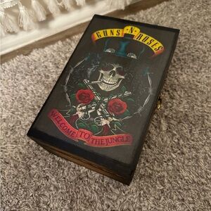 Guns N Roses wooden trinket keepsake stash box